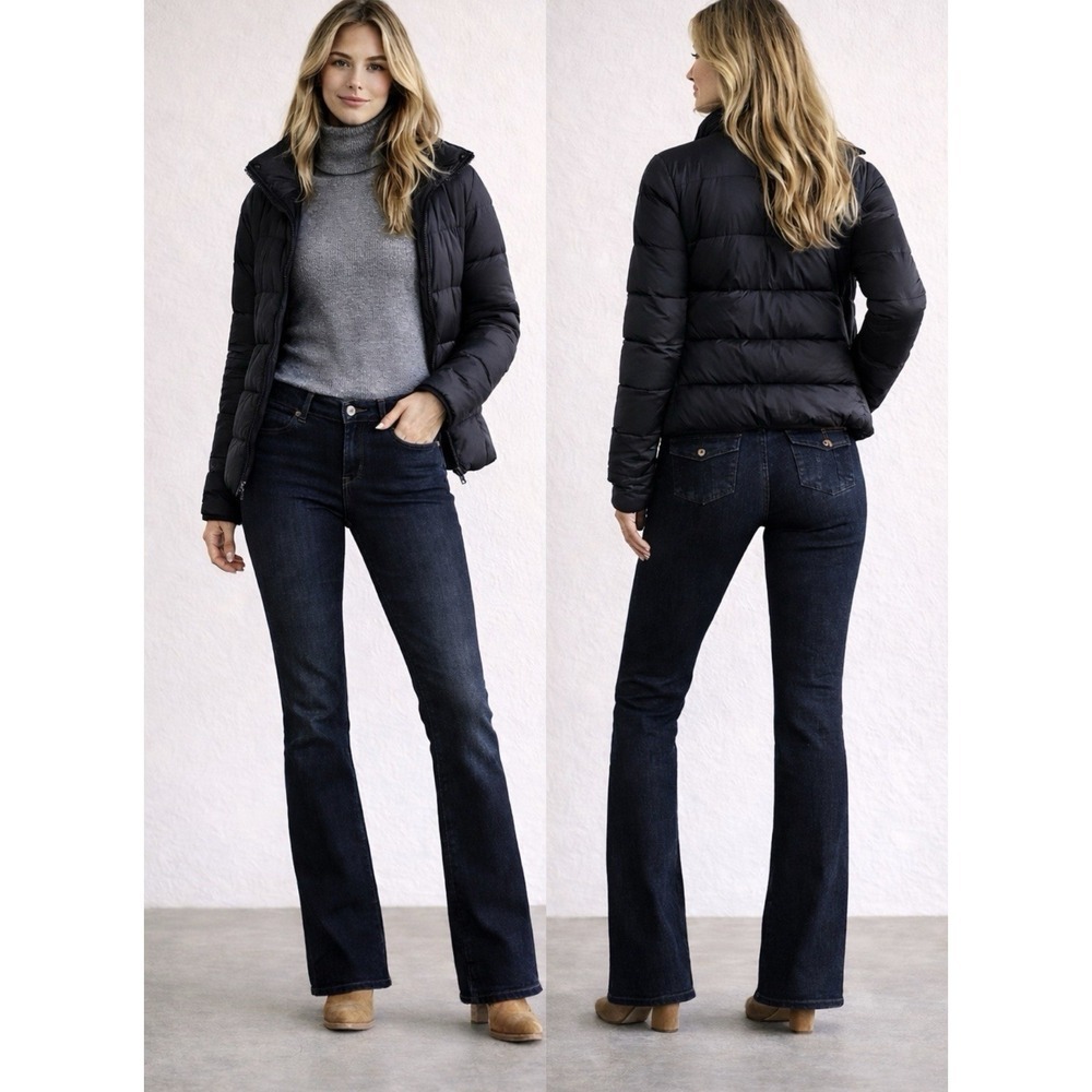 NEW! Lucky Brand Orta Premium Lolita Boot Denim Jeans Dark Wash Blue SZ 10/30